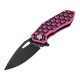 M-TAC Folding Knife Skull Black/Pink, Compact, lightweight everyday carry engineered with expressive design and reliable performance